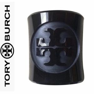 Tory Burch Black Resin Cuff
